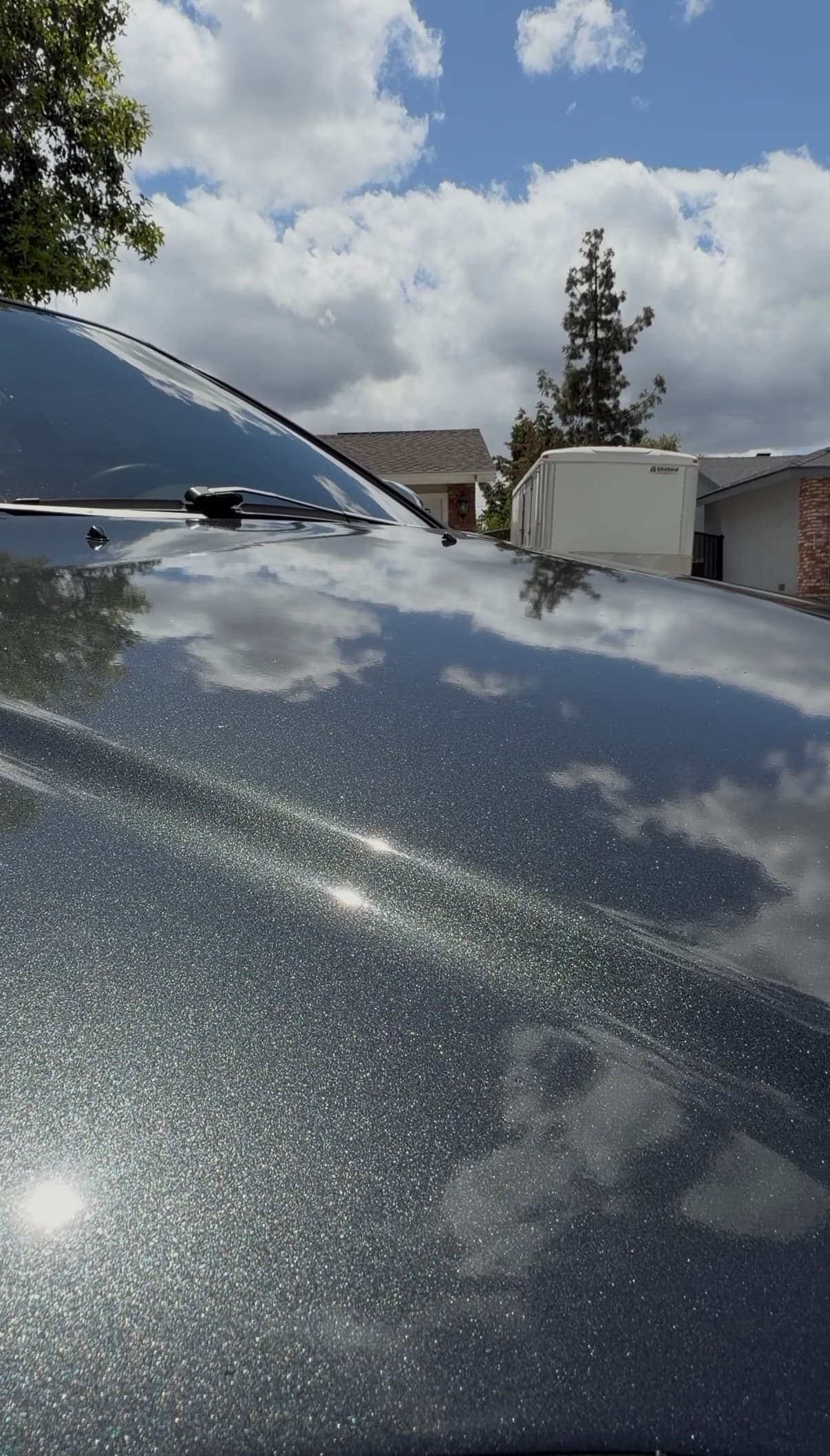 Vehicle paint after correction