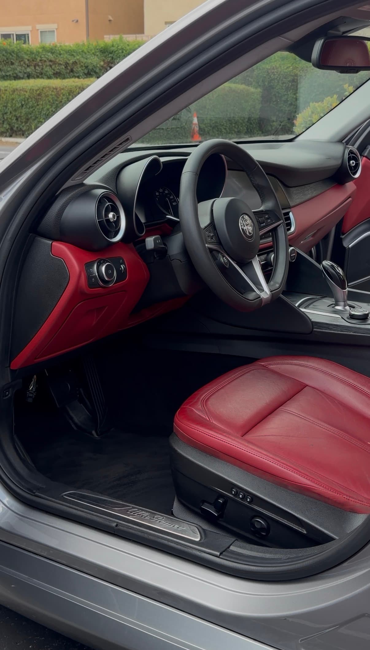 Vehicle cabin after interior detail work
